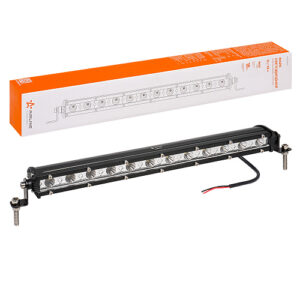 Фара (балка) светодиодная однорядная, 12LED, дальний свет, 18Вт, 343x30x47мм, 12/24В