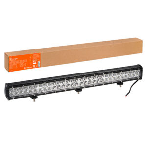 Фара (балка) светодиодная двухрядная, 60LED, комбинированный свет (дальний + ближний), 180Вт, 710х78х65мм, 12/24В