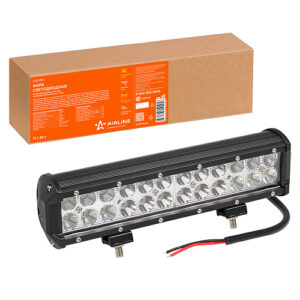 Фара (балка) светодиодная двухрядная, 24 LED, комбинированный свет (дальний + ближний), 72Вт, 300х78х65мм, 12/24В